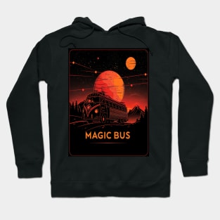 Interstellar Road Trip: Magic Bus Under the Stars Hoodie